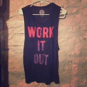 Workout tank top